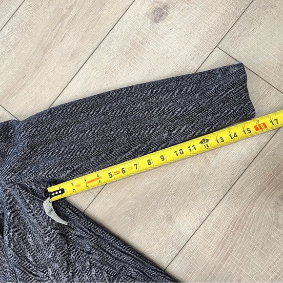 OLD NAVY gray herringbone oversized blazer size small NWT - Picture 11 of 12